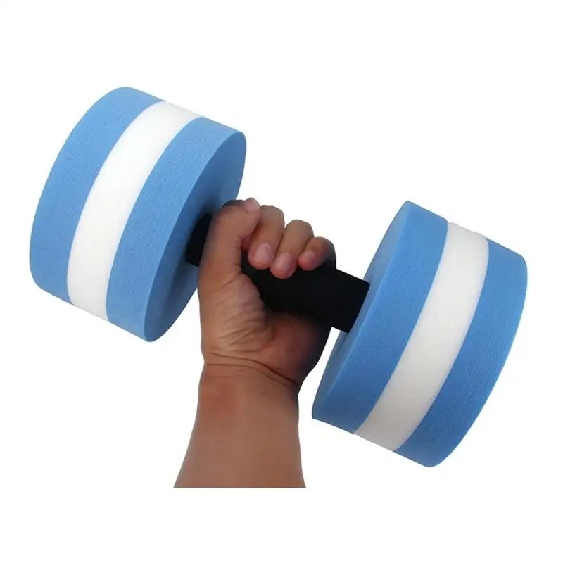Aquatic Exercise Dumbells EVA Water Barbells Hand Bar For Water Resistance Aerobics (Blue & White)
Aquatic Exercise Dumbells EVA Water Barbells Hand Bar For Water Resistance Aerobics (Blue & White)