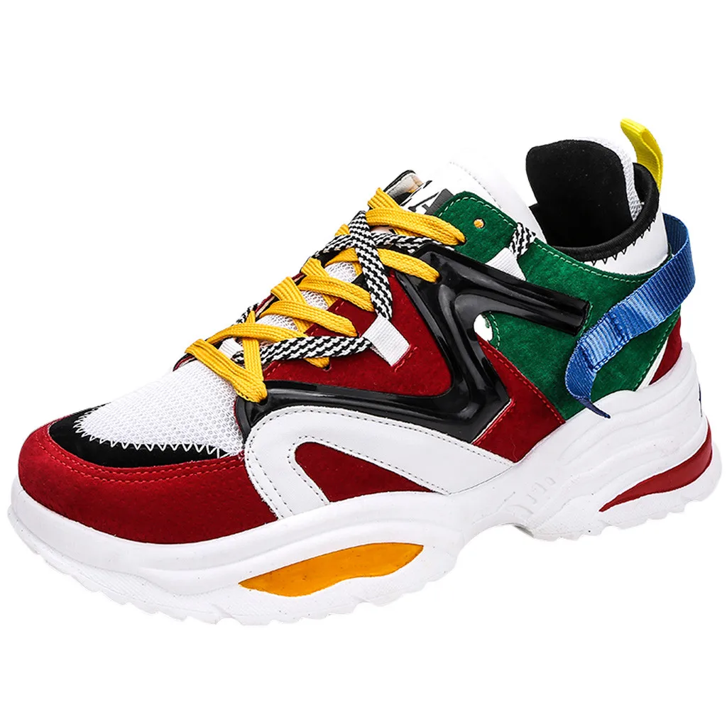 SAGACE Men's shoes breathable sneakers fashion tie with thick bottom comfortable soft bottom casual student sports shoes 2019
SAGACE Men's shoes breathable sneakers fashion tie with thick bottom comfortable soft bottom casual student sports shoes 2019