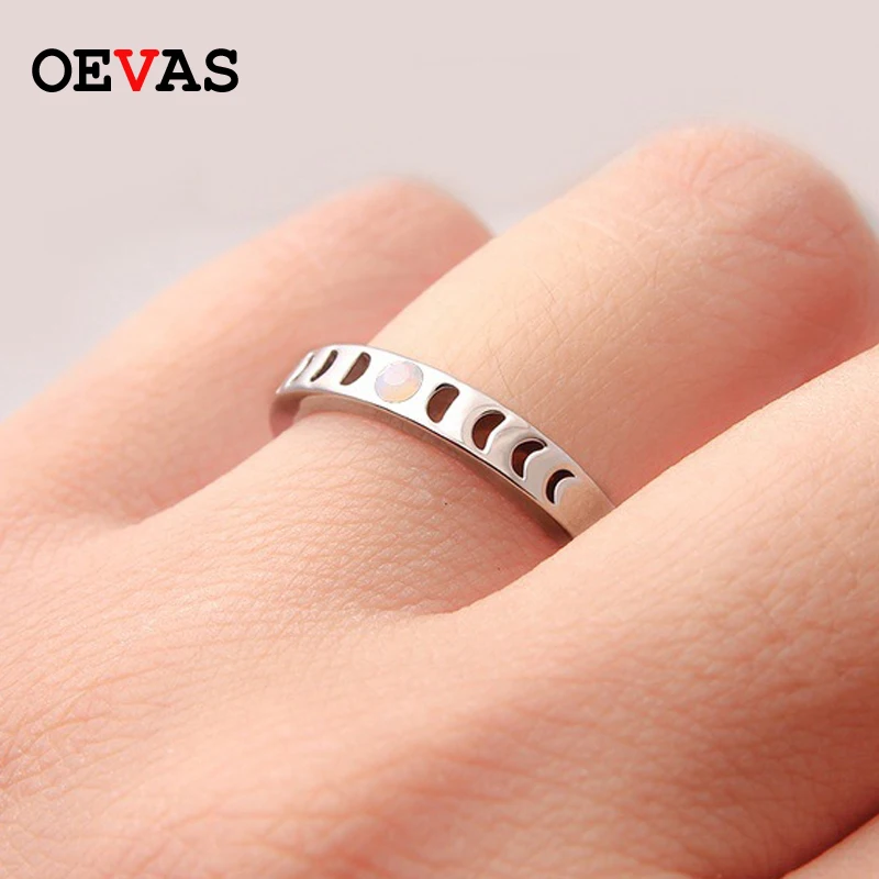 2019 new brand Rose gold Silver color Hollow Moon Moonstone finger rings for women Cute gilrs party jewelry Wedding ring Bague
2019 new brand Rose gold Silver color Hollow Moon Moonstone finger rings for women Cute gilrs party jewelry Wedding ring Bague