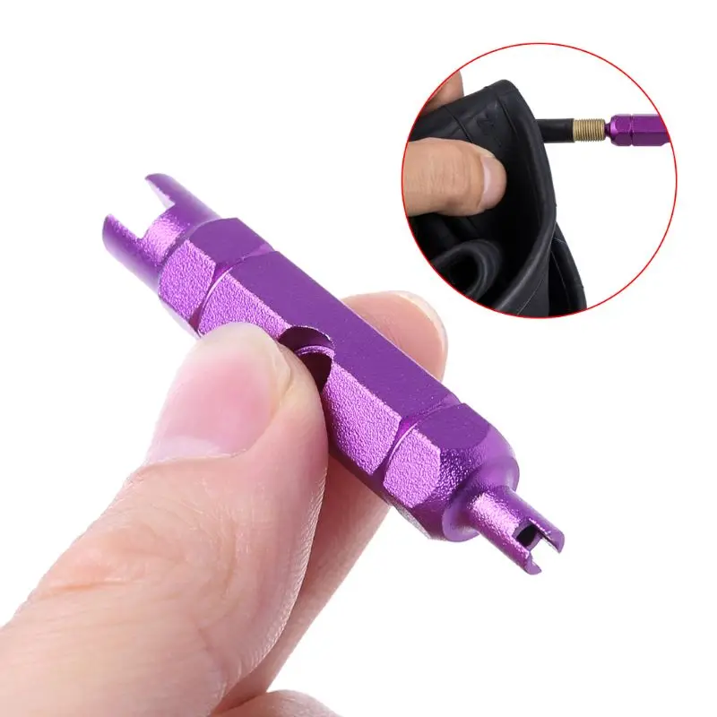 Bicycle Valve Remover Removal Aluminum Alloy CNC MTB Bike Parts Repair Tools For Schrader For Presta Purple Cycling Accessories
Bicycle Valve Remover Removal Aluminum Alloy CNC MTB Bike Parts Repair Tools For Schrader For Presta Purple Cycling Accessories