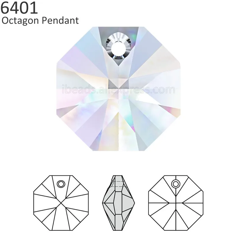 (1 piece) 100% ORIGINAL crystal from Swarovski 6401 Octagon Pendant made in Austria loose beads rhinestone DIY jewelry making
(1 piece) 100% ORIGINAL crystal from Swarovski 6401 Octagon Pendant made in Austria loose beads rhinestone DIY jewelry making