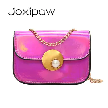 Mini Women Flap Laser Bag Jelly Candy Color Female Handbag Shiny Holografico Shoulder Bag Holographic Crossbody Messenger Bags
Mini Women Flap Laser Bag Jelly Candy Color Female Handbag Shiny Holografico Shoulder Bag Holographic Crossbody Messenger Bags