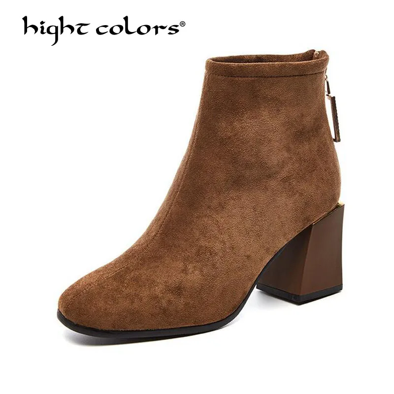 Size 35-39 Autumn Winter Women Boots Casual Ladies shoes Martin boots Suede Leather ankle boots High heeled zipper boot
Size 35-39 Autumn Winter Women Boots Casual Ladies shoes Martin boots Suede Leather ankle boots High heeled zipper boot