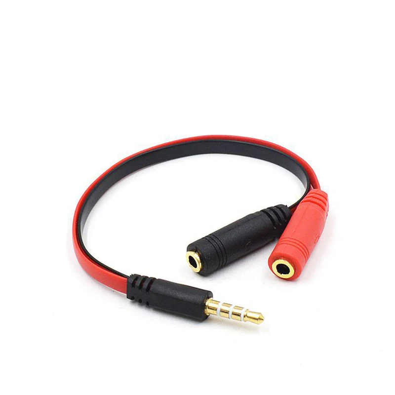 ITUF Adapter Dual 3.5 MM Headphone Plug Audio Flat Cables Splitter Microphone 2 in 1 Swivel Connector For Speaker Microphone
ITUF Adapter Dual 3.5 MM Headphone Plug Audio Flat Cables Splitter Microphone 2 in 1 Swivel Connector For Speaker Microphone