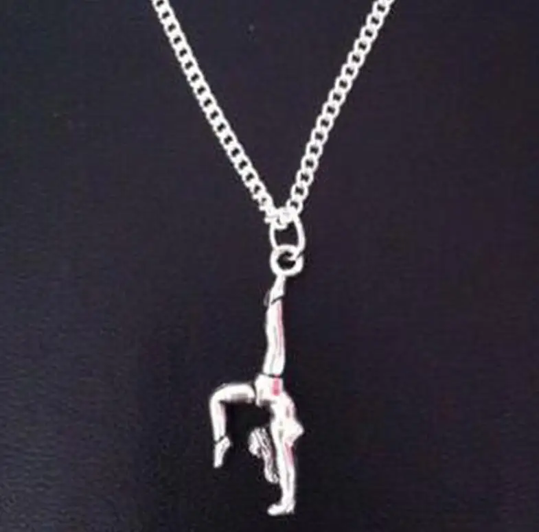 10 Pcs Gymnast Girl Charms Pendant Necklace Ancient Silver Gymnastics Fashion Jewelry DIY For Women&Men Gift
10 Pcs Gymnast Girl Charms Pendant Necklace Ancient Silver Gymnastics Fashion Jewelry DIY For Women&Men Gift