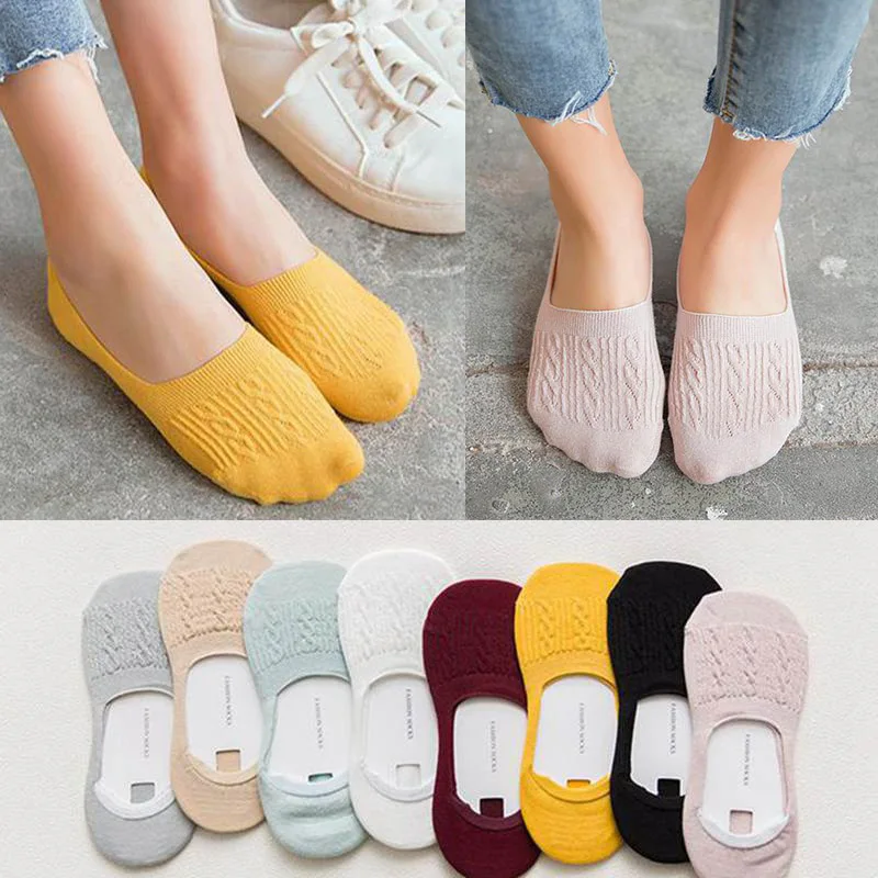 Solid Color Women Ankle Invisible Socks Female Cotton Non-slip Breathable Mesh Short Socks Ladies Girls Casual Boat Socks sokken
Solid Color Women Ankle Invisible Socks Female Cotton Non-slip Breathable Mesh Short Socks Ladies Girls Casual Boat Socks sokken