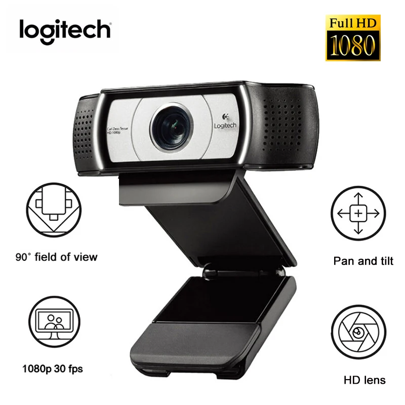 Logitech C930e HD Camera Live Network Video Conference Wide Angle 1080P 4Time Digital Zoom Laptop Desktop Computer Camera
Logitech C930e HD Camera Live Network Video Conference Wide Angle 1080P 4Time Digital Zoom Laptop Desktop Computer Camera