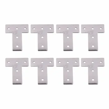European Standard Carbon Steel T-Type Connection Plate for 4545 Aluminum Extrusion Profile Set of 8
European Standard Carbon Steel T-Type Connection Plate for 4545 Aluminum Extrusion Profile Set of 8