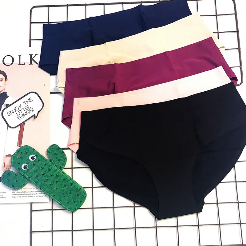 Foreign trade PINK skin color pure color cotton crotch a piece of non-mark Leica ice silk sexy mid-waist lady triangle underwear
Foreign trade PINK skin color pure color cotton crotch a piece of non-mark Leica ice silk sexy mid-waist lady triangle underwear