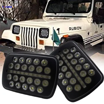 2Pcs Rectangle 7x6 Led Headlights 6054 5x7 Led Headlights 7x6 H4 Led Headlamp H5054 6052 For Jeep Wrangler YJ Xj Cherokee
2Pcs Rectangle 7x6 Led Headlights 6054 5x7 Led Headlights 7x6 H4 Led Headlamp H5054 6052 For Jeep Wrangler YJ Xj Cherokee