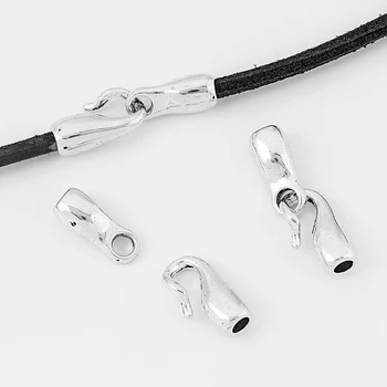 6 Sets Hook Clasp Fit For 4mm 2mm Round Leather Cord DIY Jewellery Making Findings 34mm
6 Sets Hook Clasp Fit For 4mm 2mm Round Leather Cord DIY Jewellery Making Findings 34mm