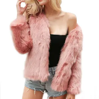 New Winter Elegant Women Long Sleeve Faux Fur Thick Warm Slim V Neck Open Stitch Lady Plus Sie Fur Fluffy Faux Fur Outerwear
New Winter Elegant Women Long Sleeve Faux Fur Thick Warm Slim V Neck Open Stitch Lady Plus Sie Fur Fluffy Faux Fur Outerwear