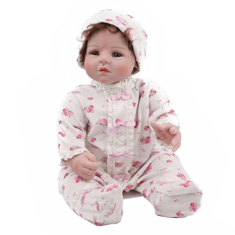 50cm Silicone Reborn Baby Dolls Baby 20inch vinyl newborn collectible Doll lovely infant modeling real touch lovely Xmas gift
50cm Silicone Reborn Baby Dolls Baby 20inch vinyl newborn collectible Doll lovely infant modeling real touch lovely Xmas gift
