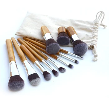 11Pcs Makeup Brushes Set Professional Cosmetics Tools Natural Bamboo Handle Eyeshadow Make Up Brush Blush Soft Brushes Kit + Bag
11Pcs Makeup Brushes Set Professional Cosmetics Tools Natural Bamboo Handle Eyeshadow Make Up Brush Blush Soft Brushes Kit + Bag
