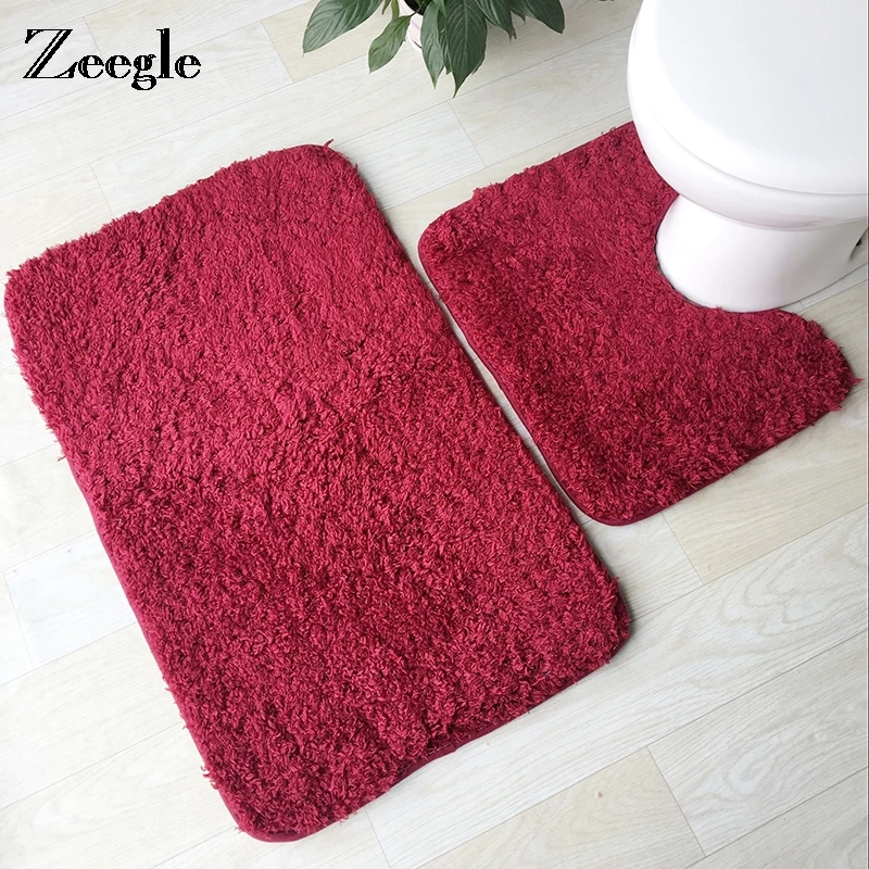 Zeegle Bathroom Mat Set Carpet Bathroom Floor Rug Anti-slip Rugs Toilet Bath Mat Non Slip 2pcs Bathroom Set Rug
Zeegle Bathroom Mat Set Carpet Bathroom Floor Rug Anti-slip Rugs Toilet Bath Mat Non Slip 2pcs Bathroom Set Rug