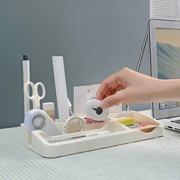 New Multifunctional Stationery Storage Tray Plastic DIY Space-saving Shelf for Home Office DOM668
New Multifunctional Stationery Storage Tray Plastic DIY Space-saving Shelf for Home Office DOM668