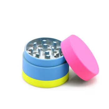 New Fashion Rubber Paint Candy Colored Smoking Grinder 40mm 3 Layers Mini Crusher Spice Pollen Herbal Pipe Tobacco Herb Grinder
New Fashion Rubber Paint Candy Colored Smoking Grinder 40mm 3 Layers Mini Crusher Spice Pollen Herbal Pipe Tobacco Herb Grinder
