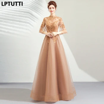 LPTUTTI Embroidery Beading Lace New For Women Elegant Date Ceremony Party Prom Gown Formal Gala Events Luxury Long Evening Dress
LPTUTTI Embroidery Beading Lace New For Women Elegant Date Ceremony Party Prom Gown Formal Gala Events Luxury Long Evening Dress