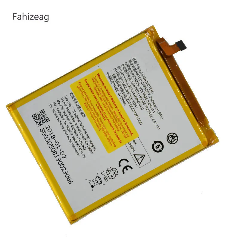 fahizeag Li3930T44P6h816437 battery replacement for ZTE Vodafone Smart V8 VFD710 VFD-710
fahizeag Li3930T44P6h816437 battery replacement for ZTE Vodafone Smart V8 VFD710 VFD-710