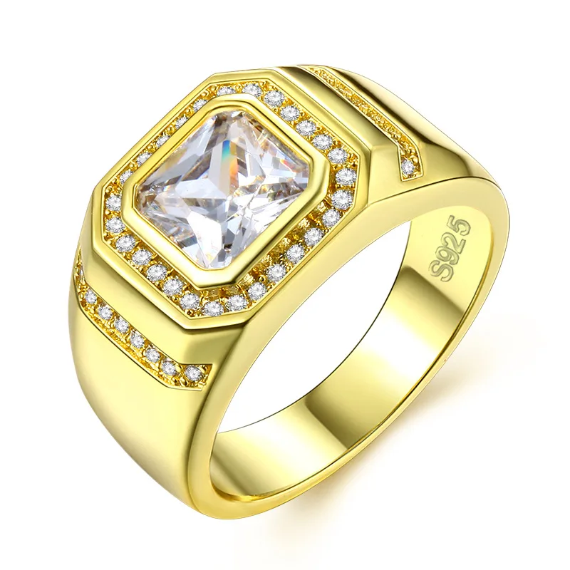 Gold Wedding Ring for Men Wide Version Domineering Business Micro-inlaid Simulation signet Ring Jewelry Engagement Love Ring
Gold Wedding Ring for Men Wide Version Domineering Business Micro-inlaid Simulation signet Ring Jewelry Engagement Love Ring
