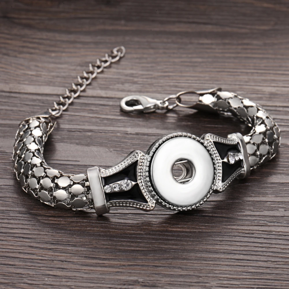 High Quality Snap Button Bracelets for Women Men Vintage Chains Silver Snap Bracelet Bangles Fit 20mm 18MM Snap Buttons Jewelry
High Quality Snap Button Bracelets for Women Men Vintage Chains Silver Snap Bracelet Bangles Fit 20mm 18MM Snap Buttons Jewelry