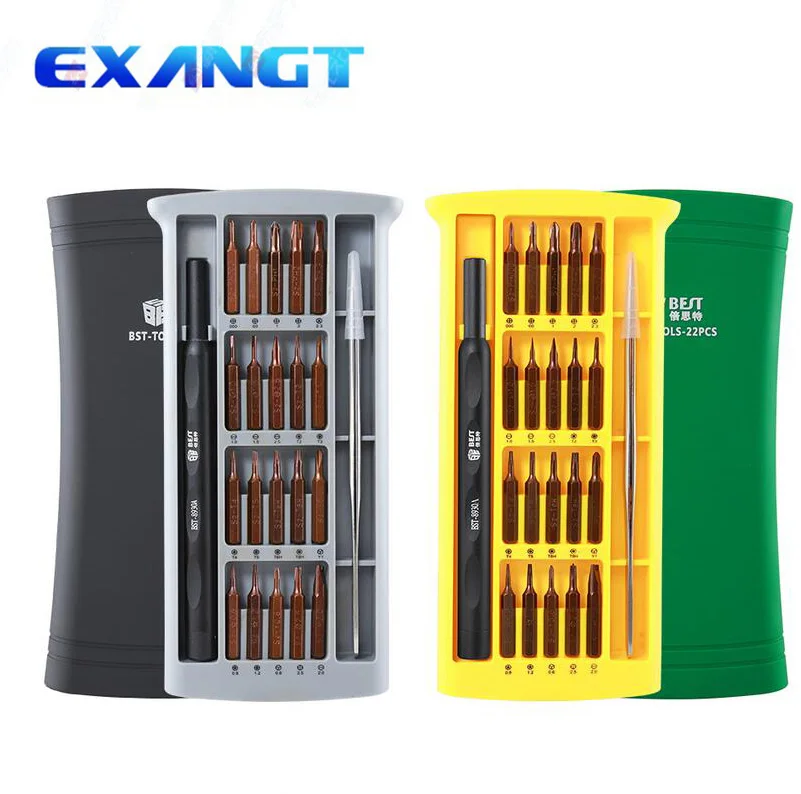 BST magnetic bit 25 in 1 Professional repair tools kit Multifunctional precision screwdriver set for iPhone,Mac,Laptop
BST magnetic bit 25 in 1 Professional repair tools kit Multifunctional precision screwdriver set for iPhone,Mac,Laptop