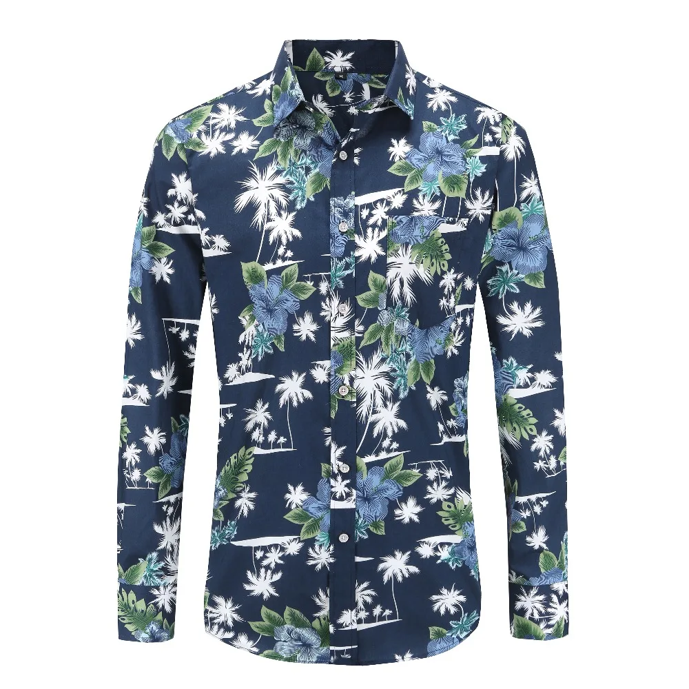 Floral Print Male Shirts Spring Long Sleeve thin style Cotton Men Collar Shirt Plus Size 3XL Casual Slim Fit Camisas Masculina
Floral Print Male Shirts Spring Long Sleeve thin style Cotton Men Collar Shirt Plus Size 3XL Casual Slim Fit Camisas Masculina
