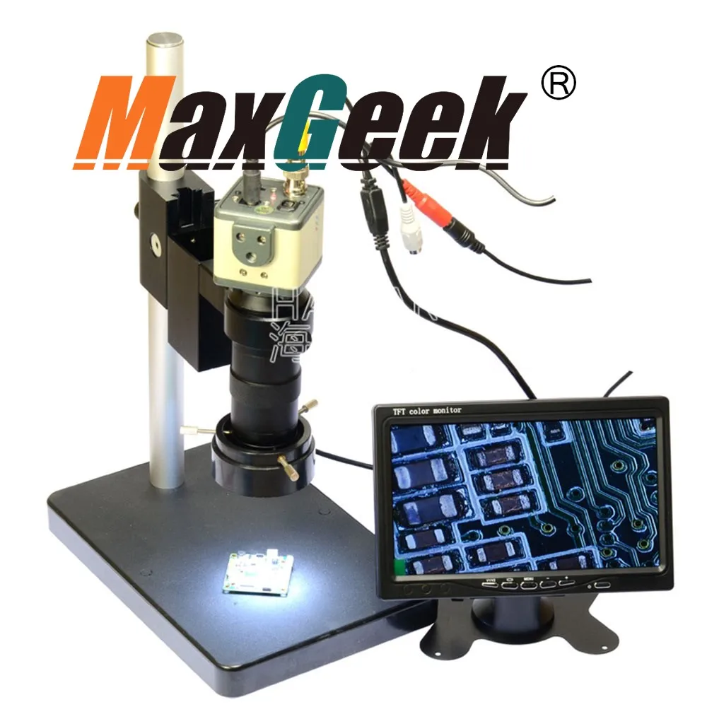 Industrial 800TVL HD Microscope Camera BNC Output w/ Table Stand 7" TFT Color Monitor Stand
Industrial 800TVL HD Microscope Camera BNC Output w/ Table Stand 7" TFT Color Monitor Stand
