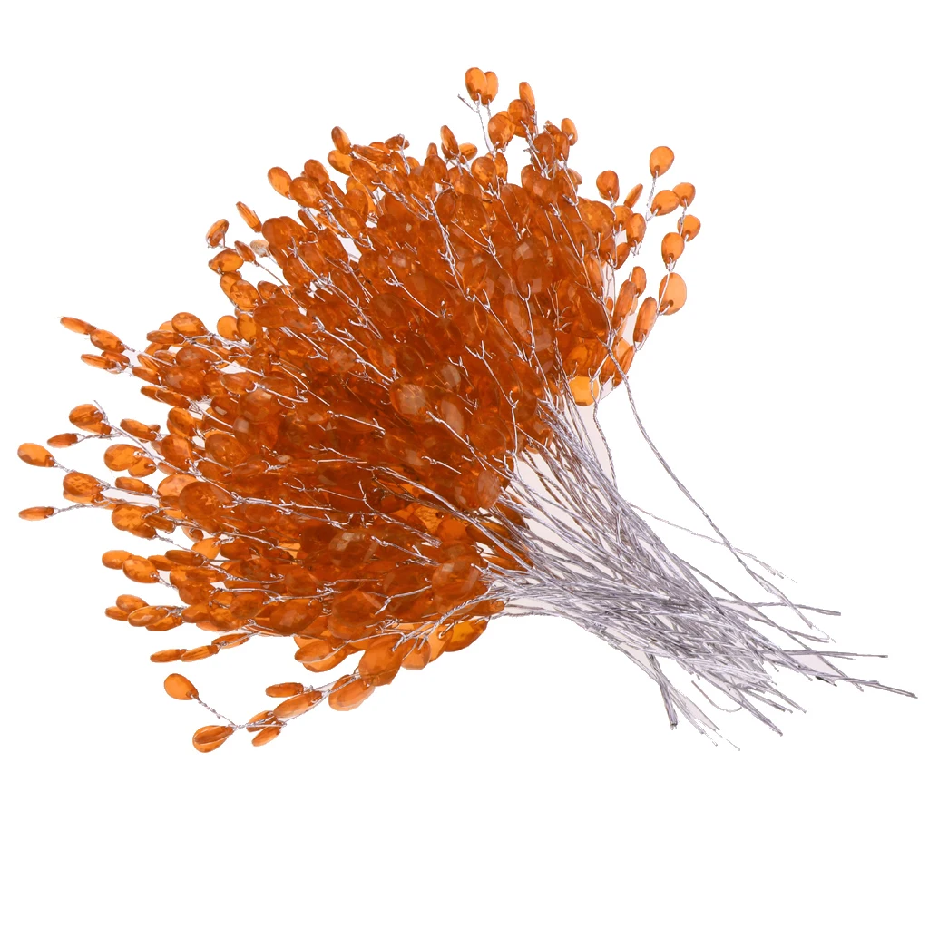 50pcs Water Drop Artificial Acrylic Flower Picks Crystal Diamante Flower Branches Water Drop Bead For Party Wedding Floral Decor 50pcs Water Drop Artificial Acrylic Flower Picks Crystal Diamante Flower Branches Water Drop Bead For Party Wedding Floral Decor