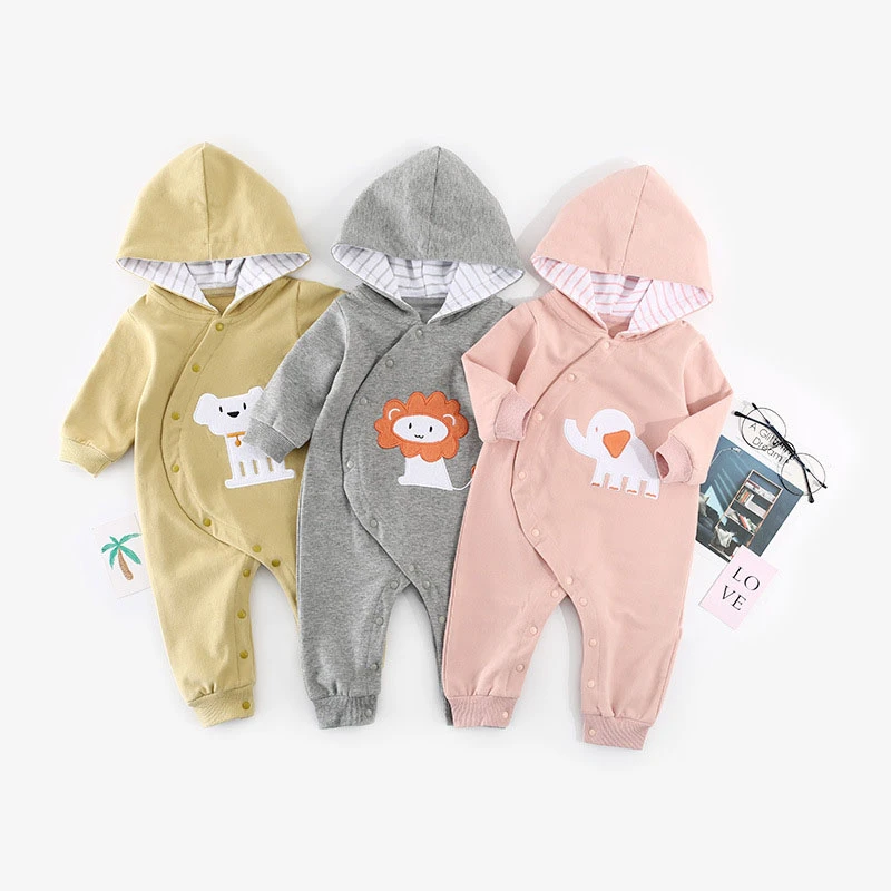 Newborn Climb Cartoon animal elephant lion dog Print Jumpsuit Spring Autumn New Baby Long-sleeved Children's boys girls Clothing
Newborn Climb Cartoon animal elephant lion dog Print Jumpsuit Spring Autumn New Baby Long-sleeved Children's boys girls Clothing