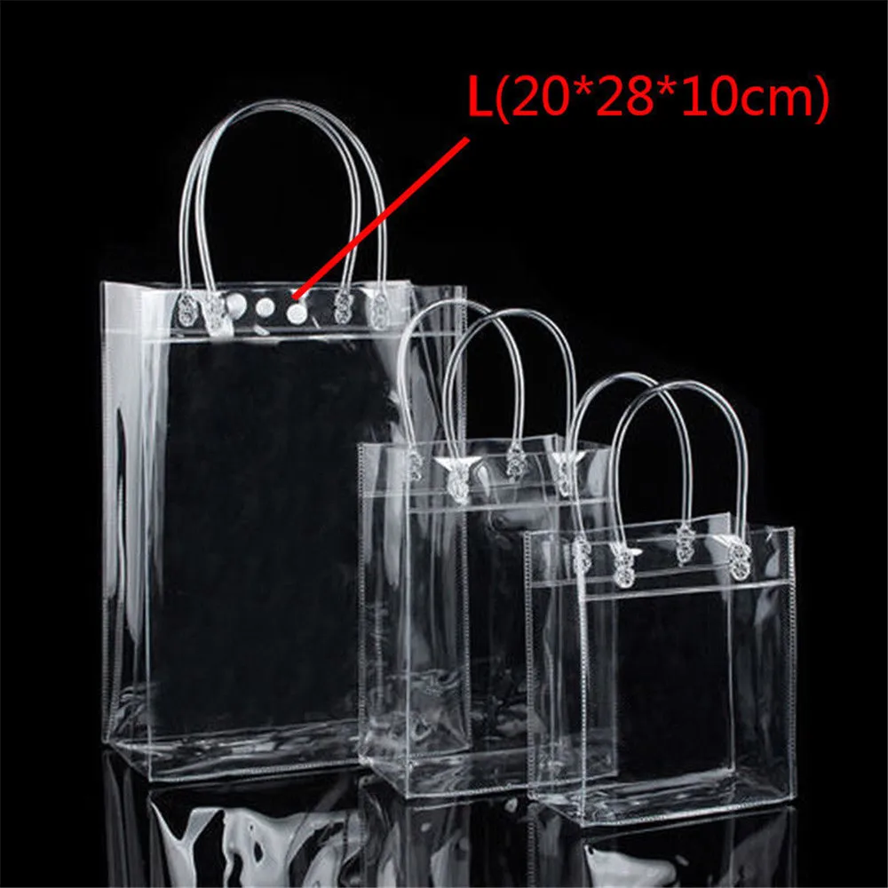 High Capacity 3 size Clear PVC Women Tote Beach Bag Transparent Shoulder Bag Handbag for Girl Simple Shopping Bag drop shipping
High Capacity 3 size Clear PVC Women Tote Beach Bag Transparent Shoulder Bag Handbag for Girl Simple Shopping Bag drop shipping