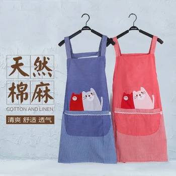 Cotton couple apron Korean version fashion Kitchen anti-oil men's and women's coats adult overalls aprons cotton and linen
Cotton couple apron Korean version fashion Kitchen anti-oil men's and women's coats adult overalls aprons cotton and linen