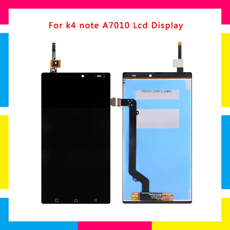 5pcs/lot Replacement LCD Display Screen With Touch Screen Digitizer Assembly For Lenovo K4 Note A7010a48 A7010
5pcs/lot Replacement LCD Display Screen With Touch Screen Digitizer Assembly For Lenovo K4 Note A7010a48 A7010