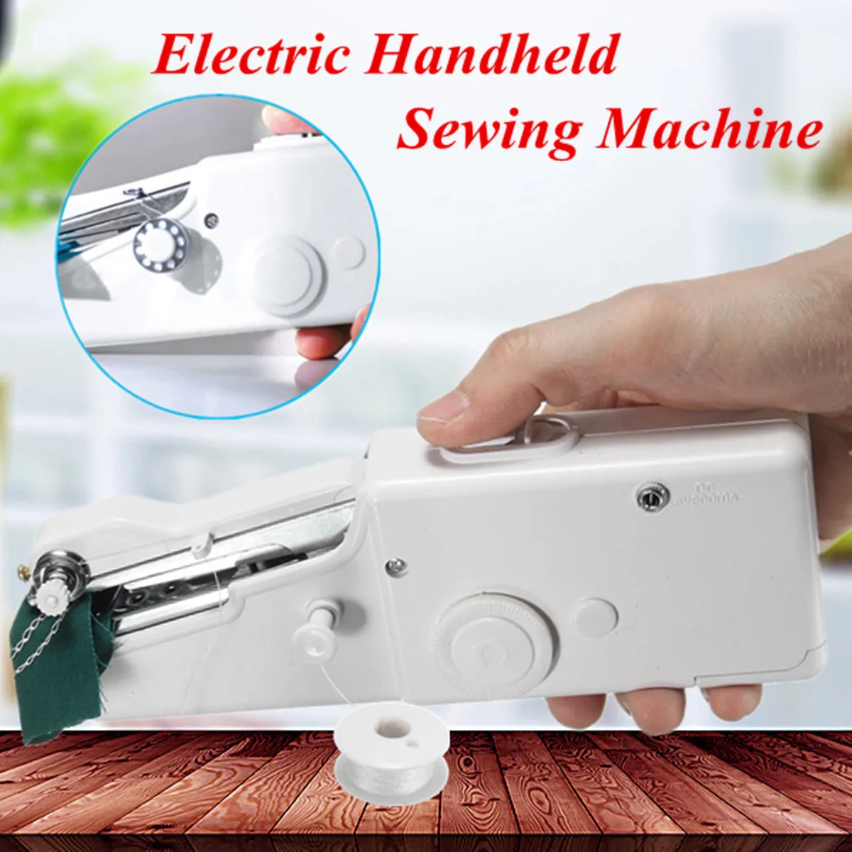 Electric Hand Held Sewing Machine Singer Portable Stitch Sew Quick Stitch Handy Cordless Repairs Mini Clothes Fabric Sewing Tool
Electric Hand Held Sewing Machine Singer Portable Stitch Sew Quick Stitch Handy Cordless Repairs Mini Clothes Fabric Sewing Tool