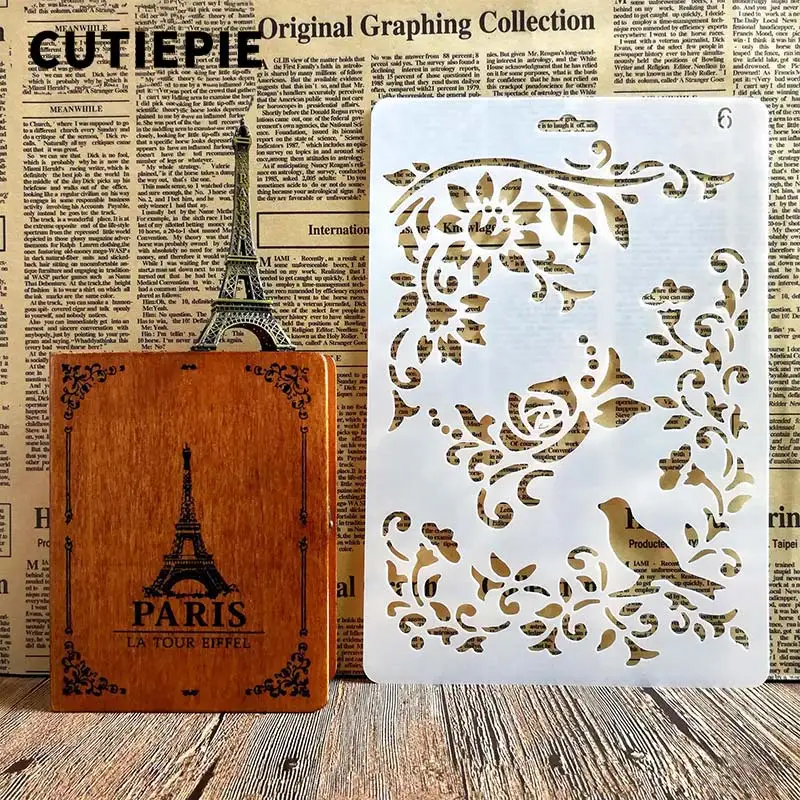 Bird On The Branch Stencils For Painting Scrapbooking Stamp Cake Decorating Tool Embossing Paper Cards Album DIY Decoration
Bird On The Branch Stencils For Painting Scrapbooking Stamp Cake Decorating Tool Embossing Paper Cards Album DIY Decoration