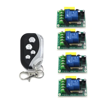 100% NEW RF AC 220V 30A 433MHZ 1Ch Learning Code RF Wireless Remote Metal Transmitter New Design 4*Receiver 4375
100% NEW RF AC 220V 30A 433MHZ 1Ch Learning Code RF Wireless Remote Metal Transmitter New Design 4*Receiver 4375