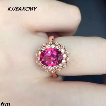 KJJEAXCMY Fine jewelry Natural red Topaz female ring 925 silver inlaid beauty real shot new
KJJEAXCMY Fine jewelry Natural red Topaz female ring 925 silver inlaid beauty real shot new