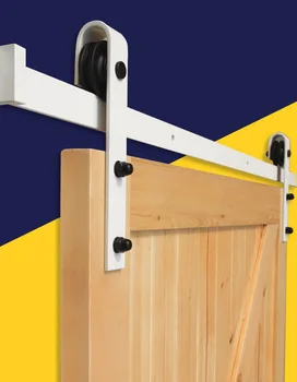 American Kitchen Hardware Barn Door Hardware White Door Hanging Rail Track Full Set of Accessories Sliding Door Roller Rail
American Kitchen Hardware Barn Door Hardware White Door Hanging Rail Track Full Set of Accessories Sliding Door Roller Rail