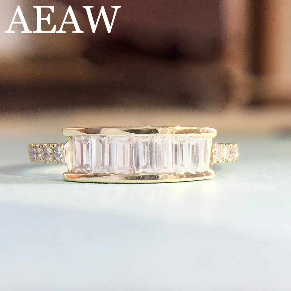 Emerald Cut Moissanite Ring 14K Solid Yellow Gold 7pcs 1.5x3mm Lab Diamond Engagement Wedding Baguette Ring For Women Gift
Emerald Cut Moissanite Ring 14K Solid Yellow Gold 7pcs 1.5x3mm Lab Diamond Engagement Wedding Baguette Ring For Women Gift