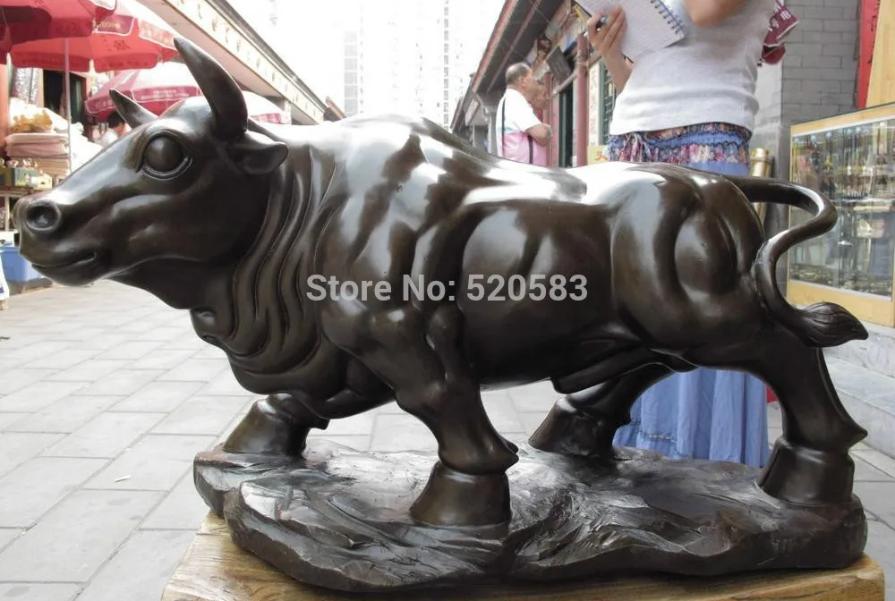 Chinese Folk Classical Bronze Copper Feng Shui Lucky Cattle neat bull Ox Statue
Chinese Folk Classical Bronze Copper Feng Shui Lucky Cattle neat bull Ox Statue