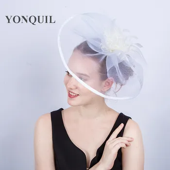 White wedding hair accessories mesh crinoline fascinators hats for church Kentucky derby ascot races Multi-colors top quality
White wedding hair accessories mesh crinoline fascinators hats for church Kentucky derby ascot races Multi-colors top quality