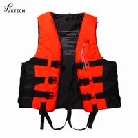 Polyester Adult Life Vest Jacket Swimming Boating Ski Drifting Life Vest with Whistle S-XXXL Sizes Water Sports Man Jacket image