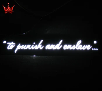 Car Stickers And Decals To Punish And Enslave Front Rear Windshield Door Window Car-Styling Accessories For All Cars
Car Stickers And Decals To Punish And Enslave Front Rear Windshield Door Window Car-Styling Accessories For All Cars