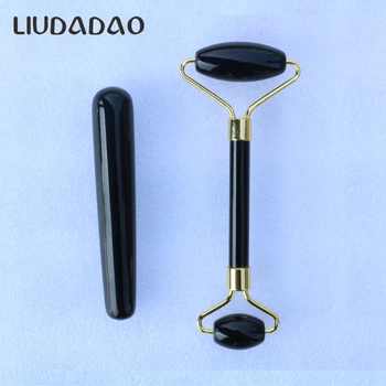 Natural Stone Face Massager Set Jade Rollers Relax Black Obsidian Yoni Wands Set Body Care Stick Acupoint Rollers Health Women
Natural Stone Face Massager Set Jade Rollers Relax Black Obsidian Yoni Wands Set Body Care Stick Acupoint Rollers Health Women
