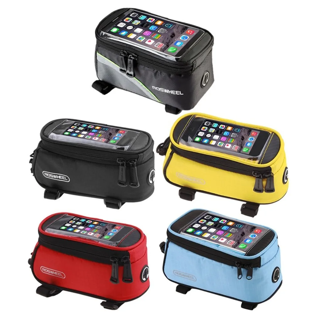 ROSWHEEL Cycling Bike Bags Touch Screen Waterproof Bicycle Bags MTB Frame Front Tube Storage Mountain Bike Bag For Cell Phone
ROSWHEEL Cycling Bike Bags Touch Screen Waterproof Bicycle Bags MTB Frame Front Tube Storage Mountain Bike Bag For Cell Phone