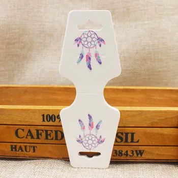 Hotsale 24pcs/lot 4.5x12.0cm Feather pattern Jewelry Necklace Cards colorful Bracelet Hang Tag Jewelry Display Cards Label Tag
Hotsale 24pcs/lot 4.5x12.0cm Feather pattern Jewelry Necklace Cards colorful Bracelet Hang Tag Jewelry Display Cards Label Tag