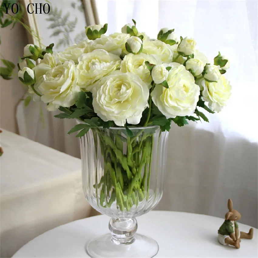 11 pcs/lot artificial peony bouquet flores artificiales rose flower silk flowers for home wedding autumn decoration flowers
11 pcs/lot artificial peony bouquet flores artificiales rose flower silk flowers for home wedding autumn decoration flowers