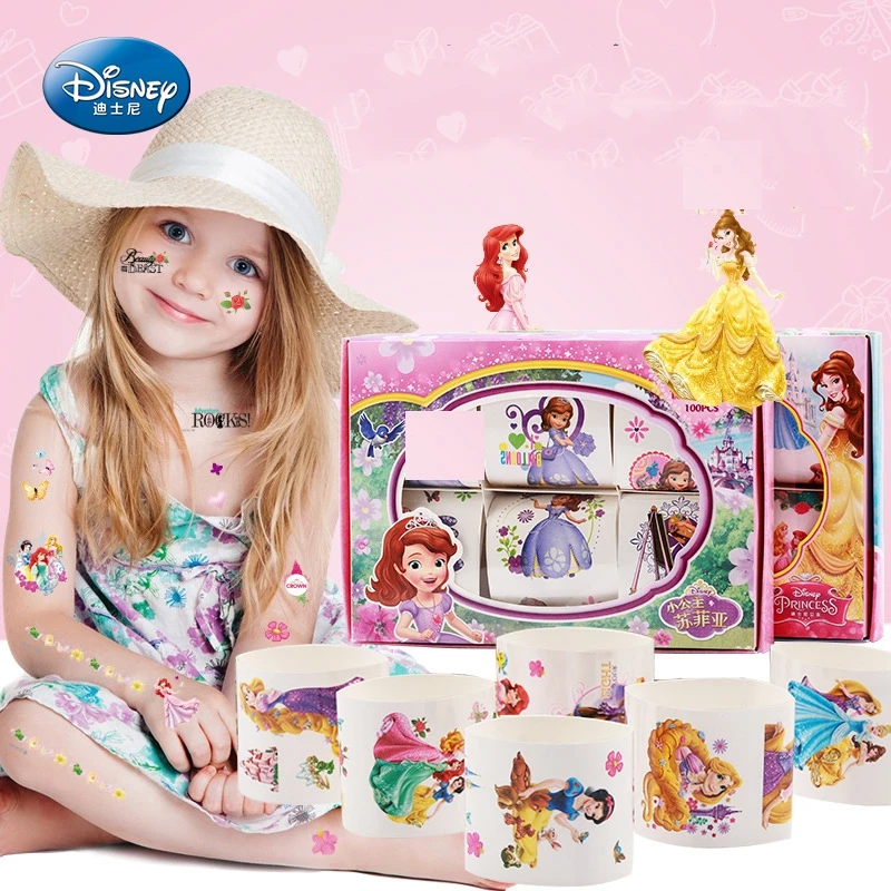 6pcs/set Disney Children Personality Waterproof Tattoo Sticker Cartoon Frozen Elsa Princess Sofia Sticker Beauty Toys Girl Gift
6pcs/set Disney Children Personality Waterproof Tattoo Sticker Cartoon Frozen Elsa Princess Sofia Sticker Beauty Toys Girl Gift