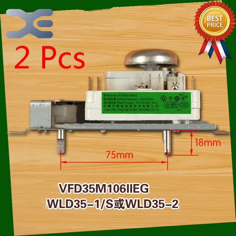 2Pcs Microwave Oven Timer Timer Oven VFD35M106IIEG WLD35-1/S WLD35-2/S Microwave Spare Parts
2Pcs Microwave Oven Timer Timer Oven VFD35M106IIEG WLD35-1/S WLD35-2/S Microwave Spare Parts