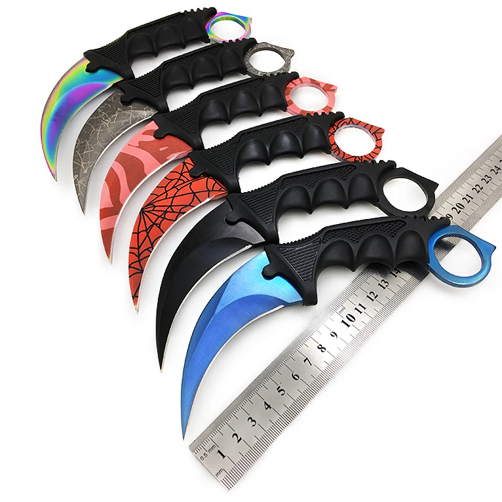 ZSQ CS GO Hunting Fixed Knife Karambit Tactical Combat Survival Neck Claw Knives Utility Camping Outdoor Pocket Rescue EDC Tools
ZSQ CS GO Hunting Fixed Knife Karambit Tactical Combat Survival Neck Claw Knives Utility Camping Outdoor Pocket Rescue EDC Tools